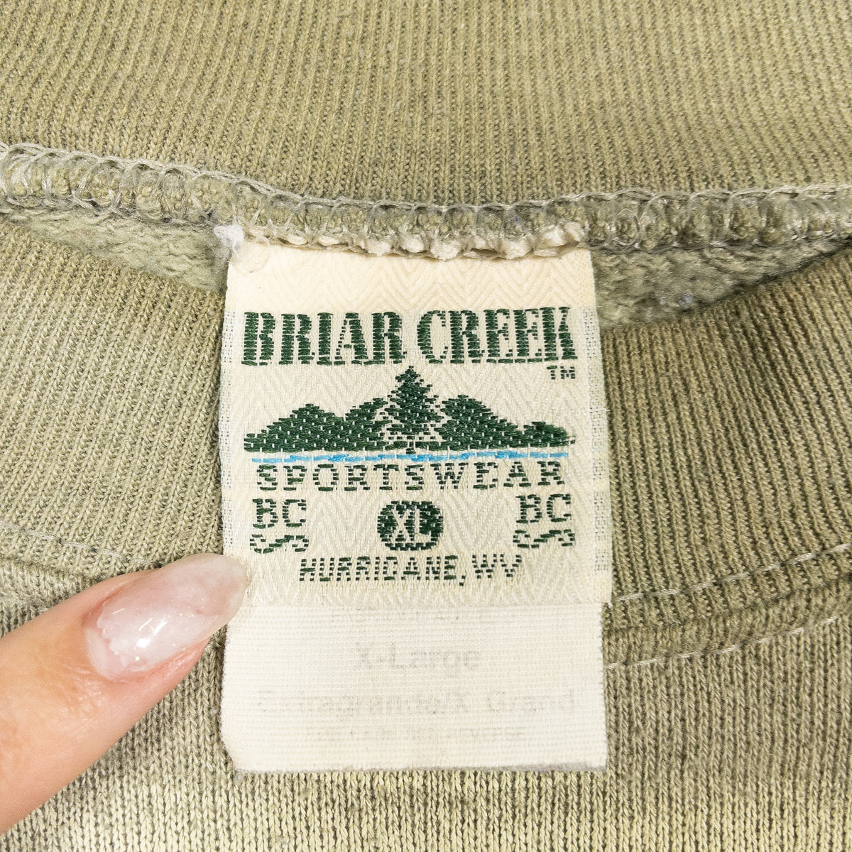 [メンズXL] 90年代 BRIAR CREEK SPORTSWEAR スウェット トレーナー アート アニマル