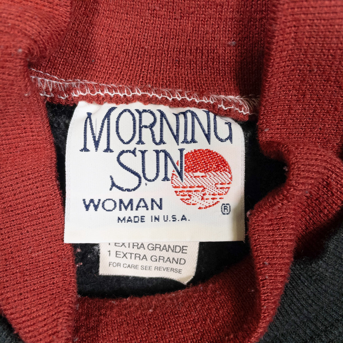 [レディースL] 90年代 MORNING SUN/モーニングサン スウェット トレーナー レトロ