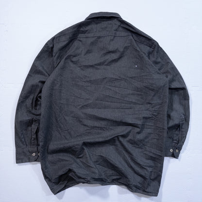 [メンズL] 00年代 Dickies/ディッキーズ 長袖シャツ ワークシャツ