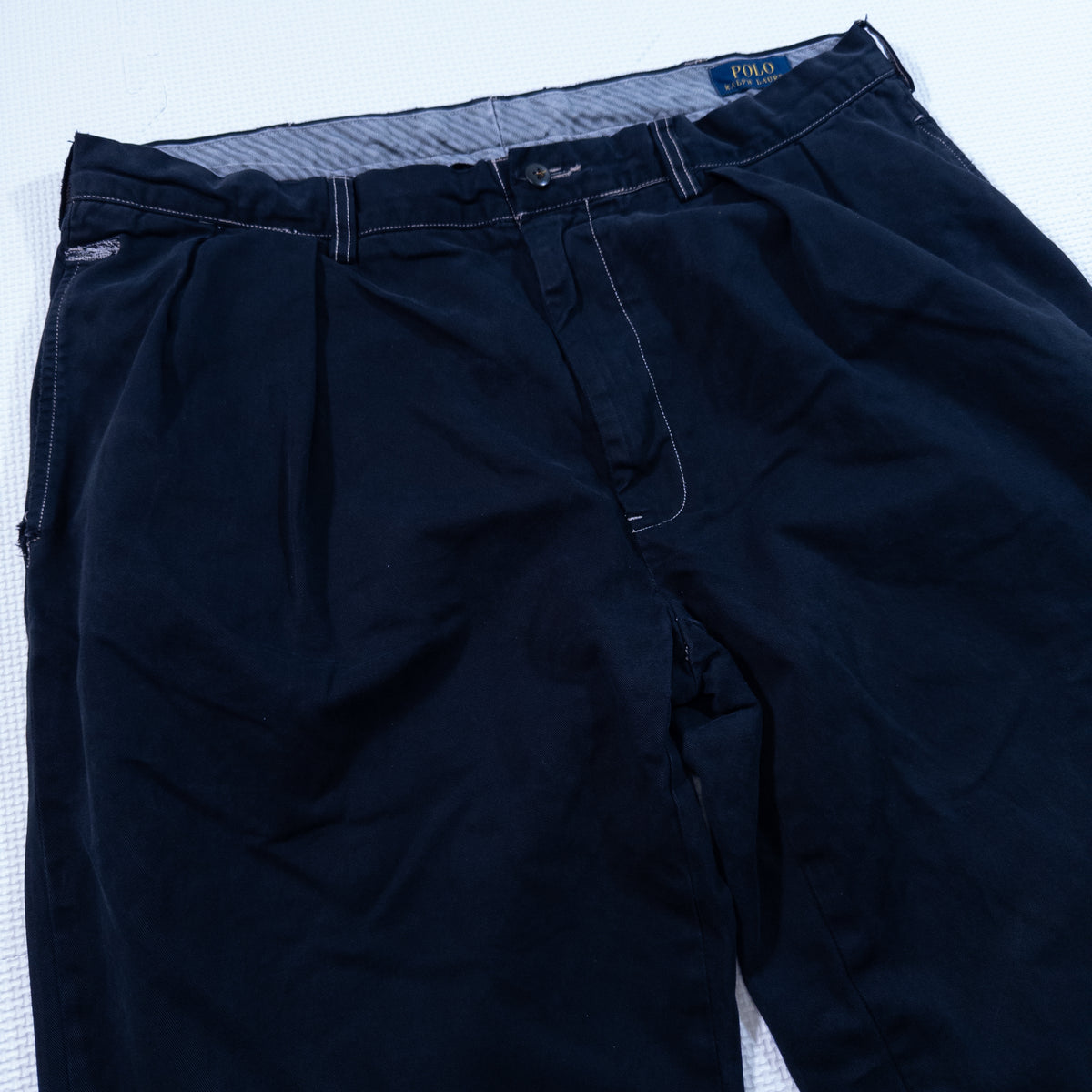 [メンズW35] 00年代 Polo Ralph Lauren/ポロラルフローレン チノパン 黒染め