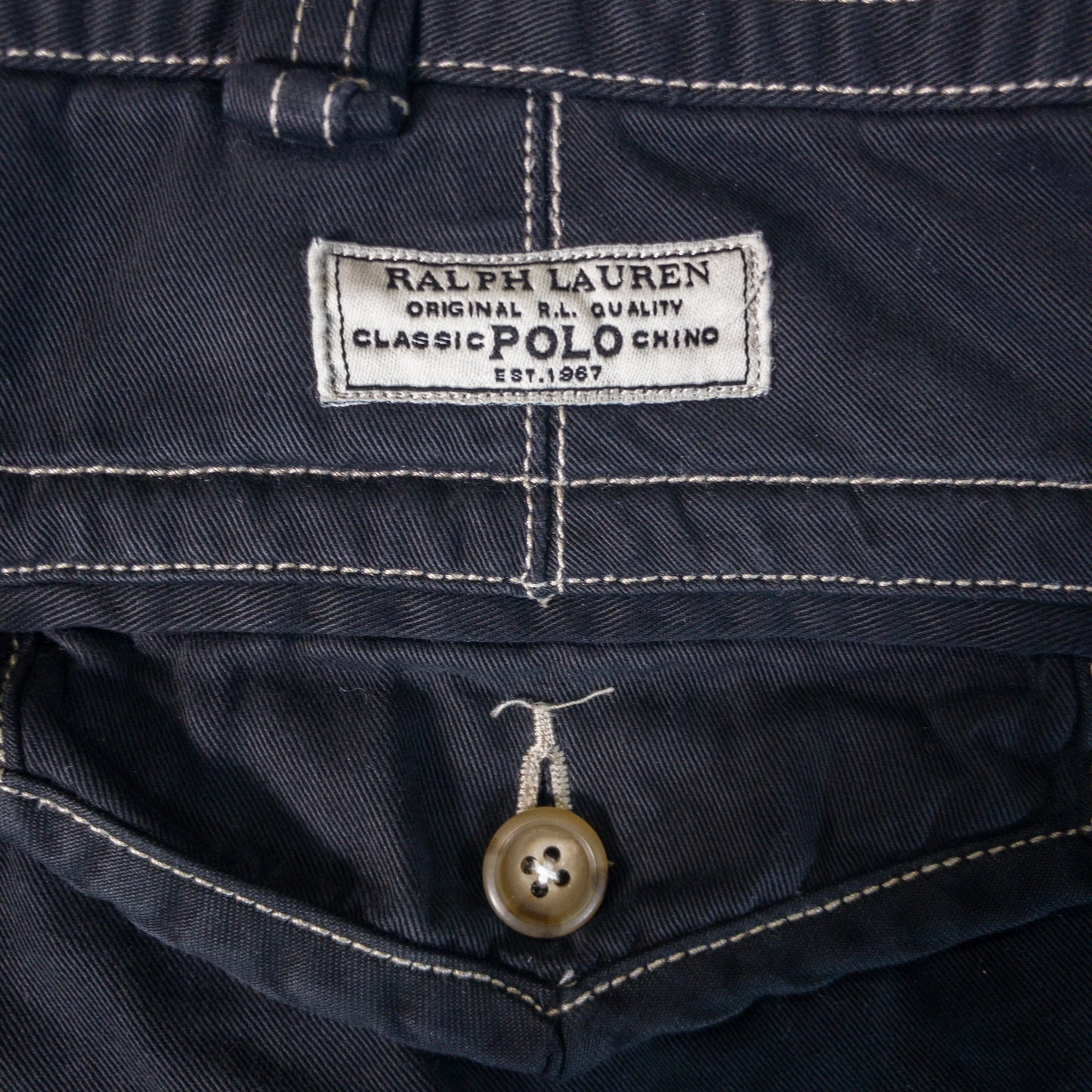 [メンズW33] 00年代 Polo Ralph Lauren/ポロラルフローレン ショートパンツ カーゴショーツ 黒染め
