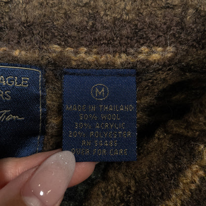 [メンズXL] 90〜00年代 AMERICAN EAGLE/アメリカンイーグル ニット セーター フェアアイル柄