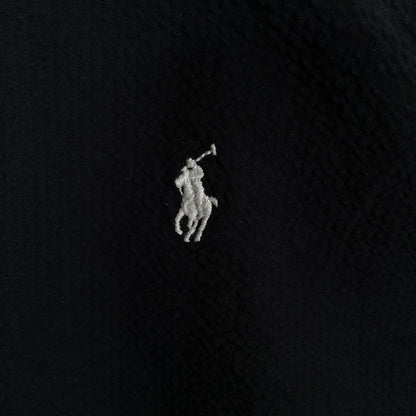 [メンズXL] 00年代 Polo Ralph Lauren/ポロラルフローレン 半袖シャツ 黒染め