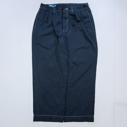 [メンズW31] 90〜00年代 Polo by Ralph Lauren/ポロバイラルフローレン チノパン ANDREW PANT 黒染め