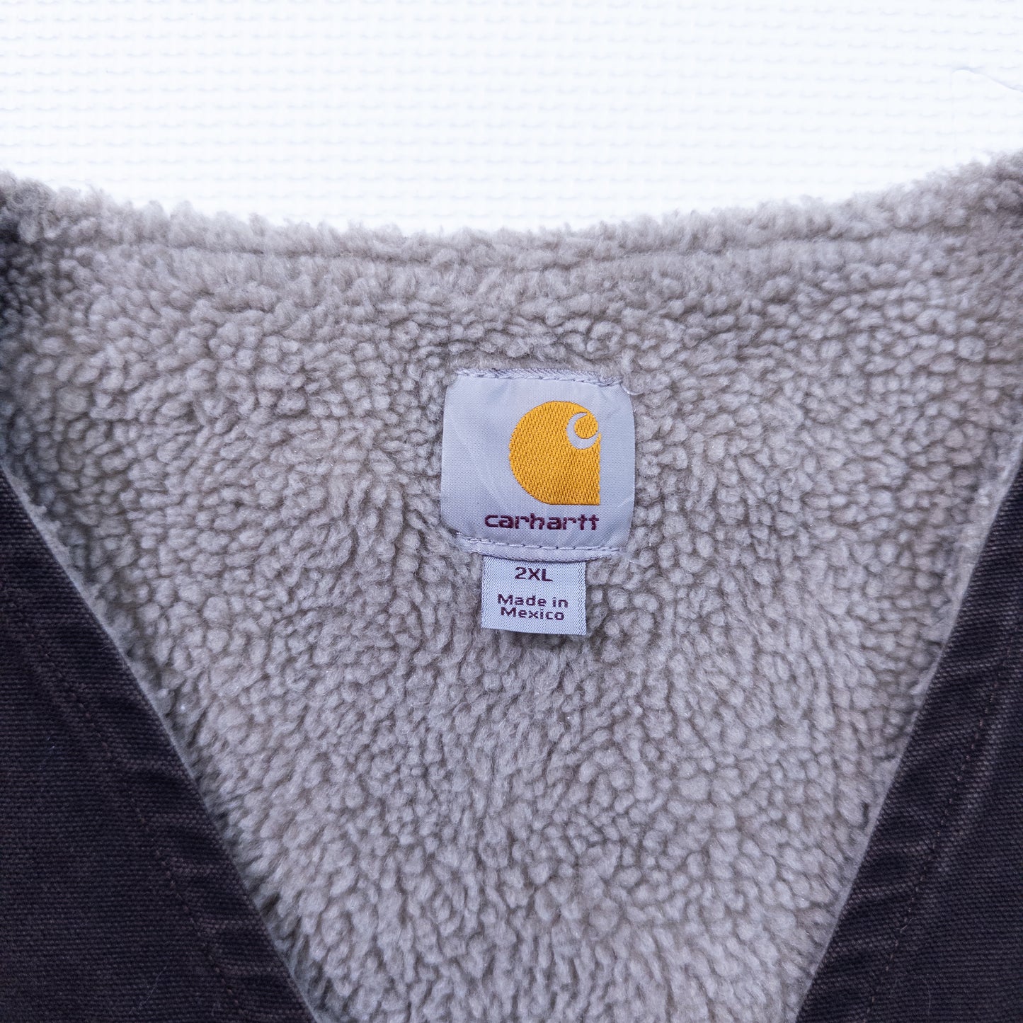 [メンズ3XL] 90〜00年代 Carhartt/カーハート ベスト ダックベスト 裏ボア