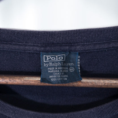 [メンズXXXL] 90年代 Polo Ralph Lauren/ポロラルフローレン Tシャツ ポケット刺繍 刺繍ロゴ