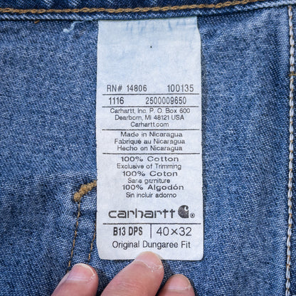 [メンズW40] 00年代 Carhartt/カーハート デニム ジーンズ ペインターパンツ オーバーサイズ