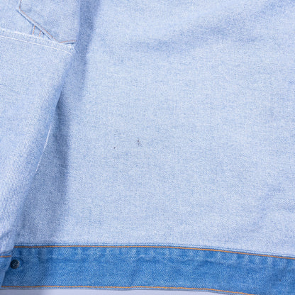 [メンズXL] 90〜00年代 FLD DENIM Gジャン デニムジャケット USA製