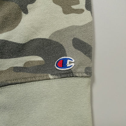 [メンズL] 00年代 Champion/チャンピオン スウェット トレーナー 迷彩