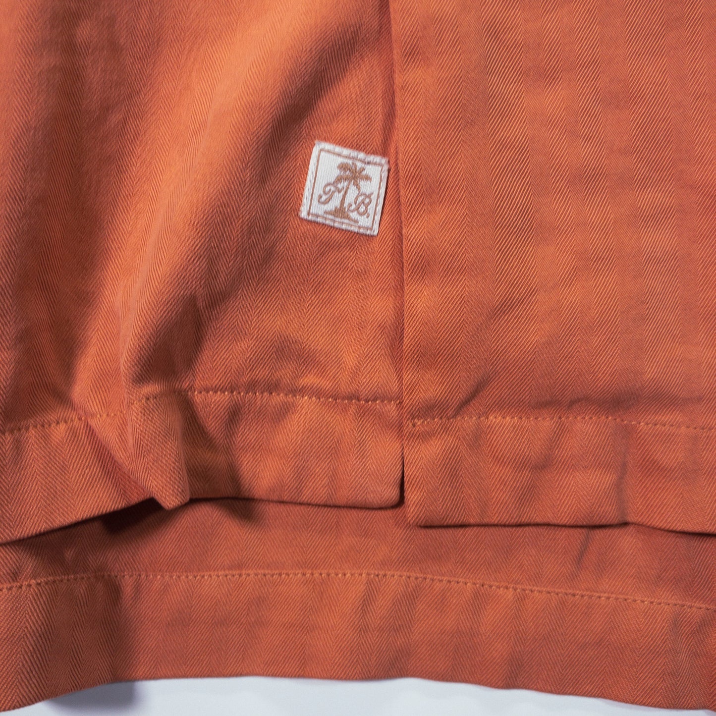 半袖シャツ XL 開襟 オレンジ 刺繍バックロゴ Tommy Bahama トミーバハマ