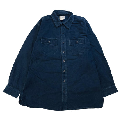 [メンズXXL] 00年代 L.L.Bean/エルエルビーン ネルシャツ シャモアクロスシャツ