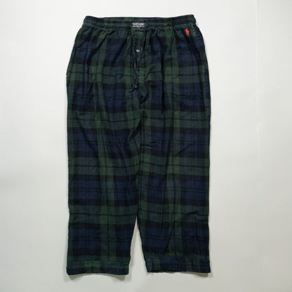[メンズXL] 00年代 Polo Ralph Lauren/ポロラルフローレン スウェットパンツ パジャマパンツ スリーピングパンツ ブラックウォッチ