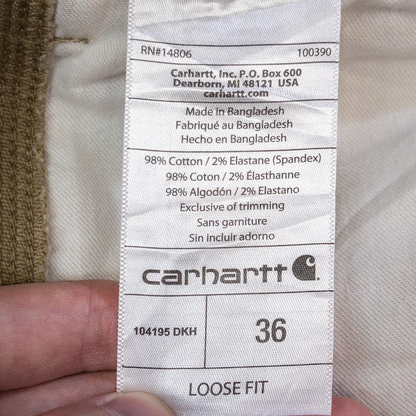 [メンズW35] 00年代 Carhartt/カーハート ショートパンツ ワークショーツ