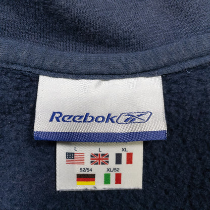 [メンズXL] 90〜00年代 Reebok/リーボック スウェット トレーナー ハーフジップ