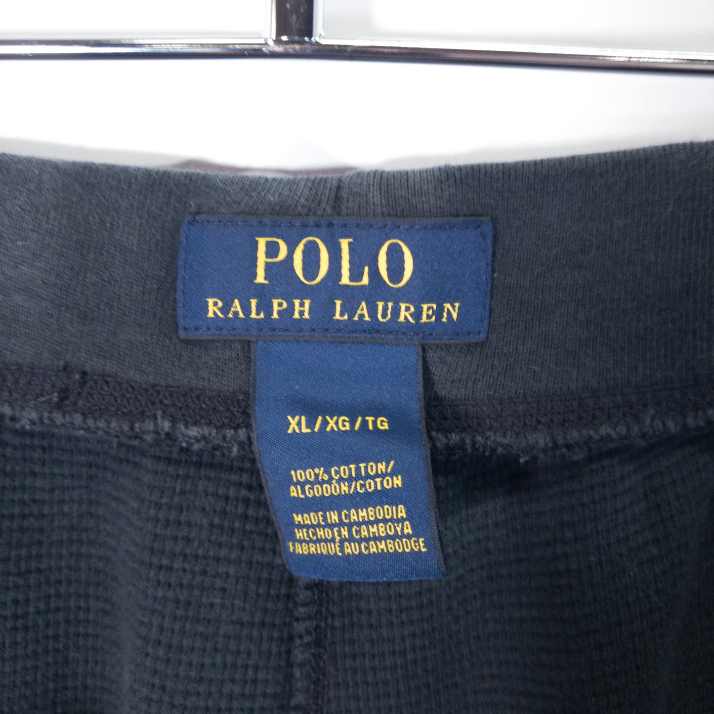 [メンズW31] 00年代 Polo Ralph Lauren/ポロラルフローレン イージーパンツ スリーピングパンツ サーマル