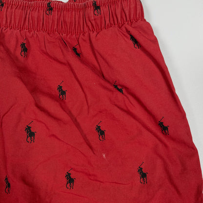 [メンズW36] 90〜00年代 Polo Ralph Lauren/ポロラルフローレン イージーパンツ ポニー総柄 パジャマパンツ
