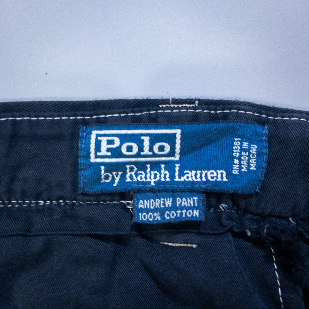 [メンズW28] 90〜00年代 Polo by Ralph Lauren/ポロバイラルフローレン チノパン ANDREW PANT 黒染め