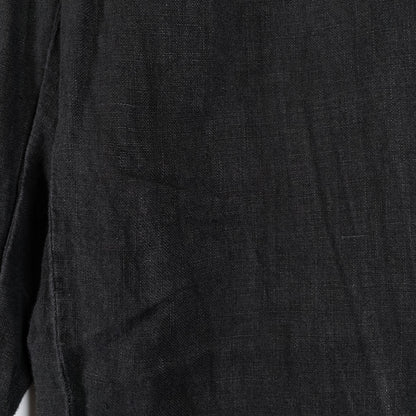 [メンズW33] 90〜00年代 Polo by Ralph Lauren/ポロバイラルフローレン スラックス リネンパンツ 黒染め