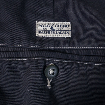 [メンズW39] 90〜00年代 Polo by Ralph Lauren/ポロバイラルフローレン ショートパンツ 黒染め