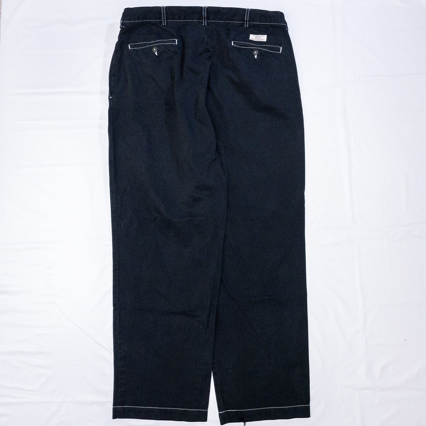 [メンズW33] 90〜00年代 Polo by Ralph Lauren/ポロバイラルフローレン チノパン ANDREW PANT 黒染め