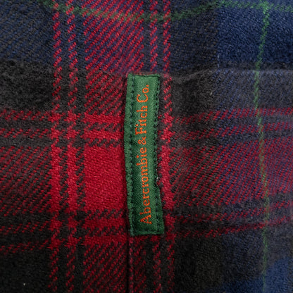 [メンズXXL] 90年代 Abercrombie & Fitch Co./アバクロ ネルシャツ The Big Shirt