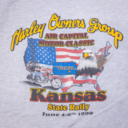 [メンズL] 90年代 Harley-Davidson/ハーレーダビッドソン Tシャツ USA製