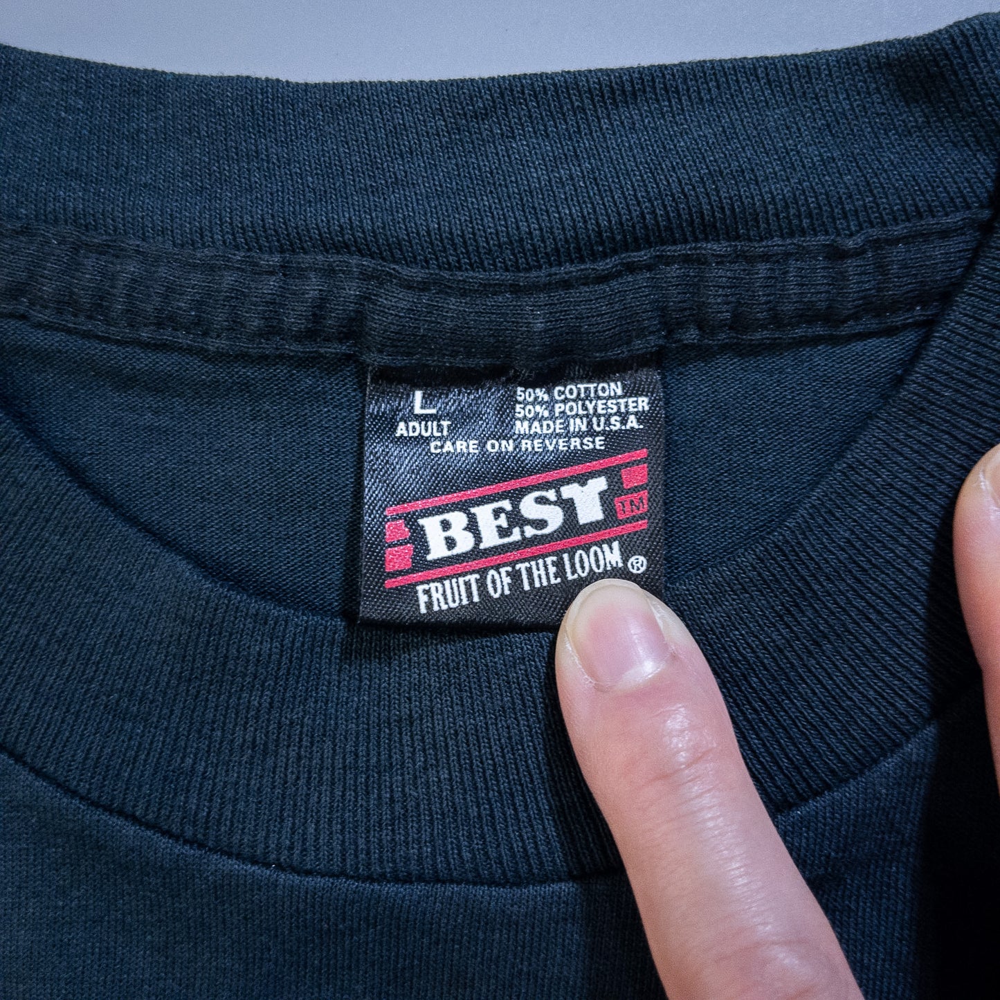 [メンズM] 90年代 Fruit of the Loom/フルーツオブザルーム Tシャツ 企業T KTI