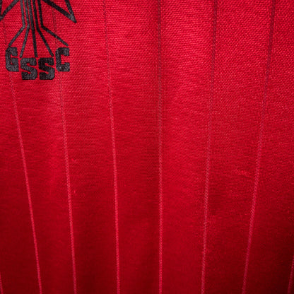 [メンズL] 80〜90年代 adidas/アディダス 半袖シャツ ゲームシャツ サッカーユニフォーム