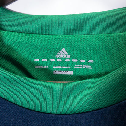サッカーユニフォーム スペイン代表 カシージャス L グリーン 胸元エンブレム 刺繍ロゴ adidas/アディダス
