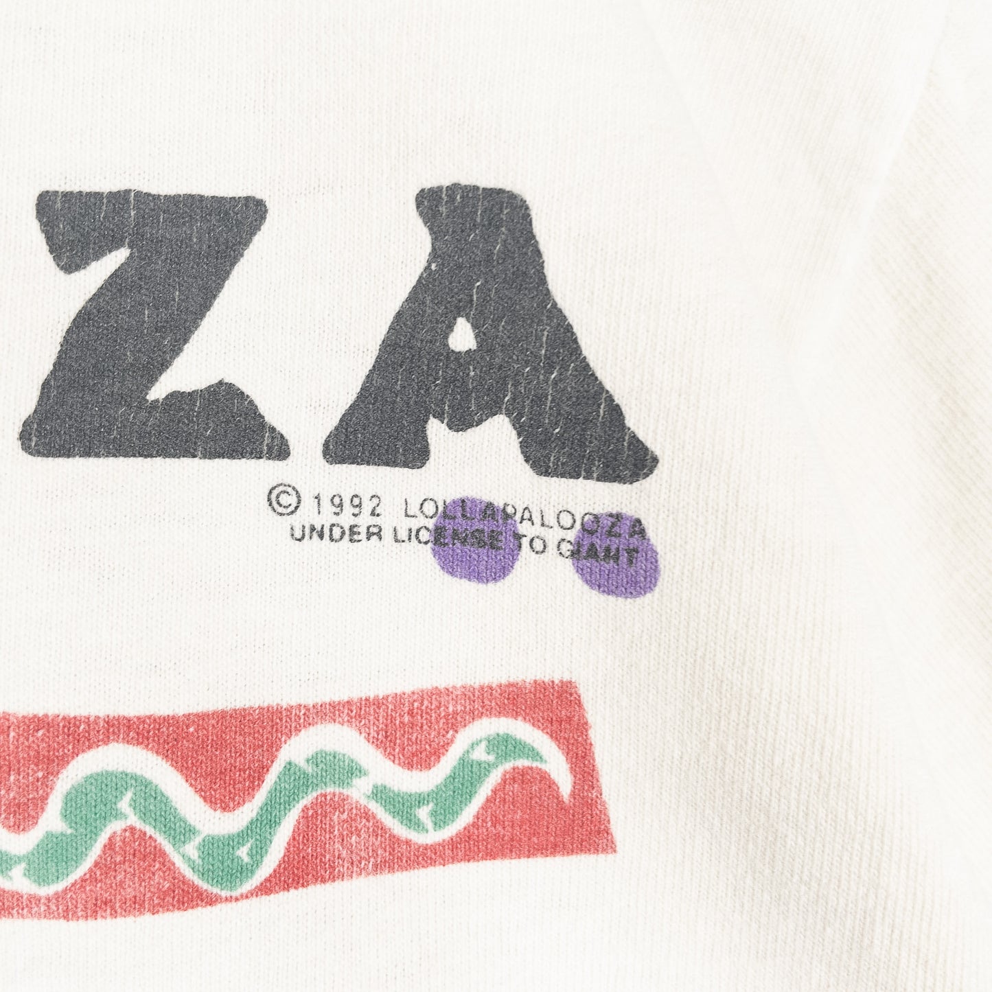 [メンズM] 90年代 Tee Jays/ティージェイズ Tシャツ 1992 LOLLAPALOOZA レッチリ パールジャム