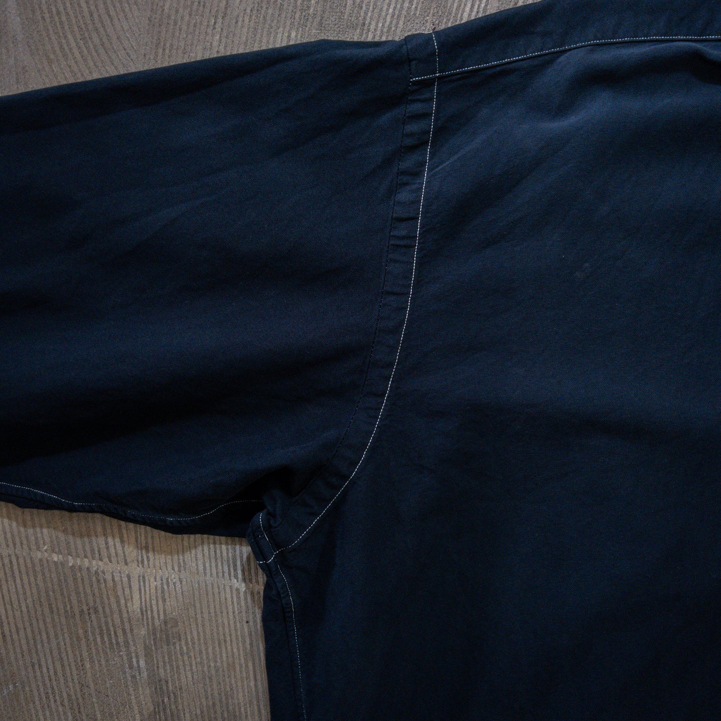[メンズM] 90〜00年代 Ralph Lauren/ラルフローレン 長袖シャツ BIG SHIRT 黒染め