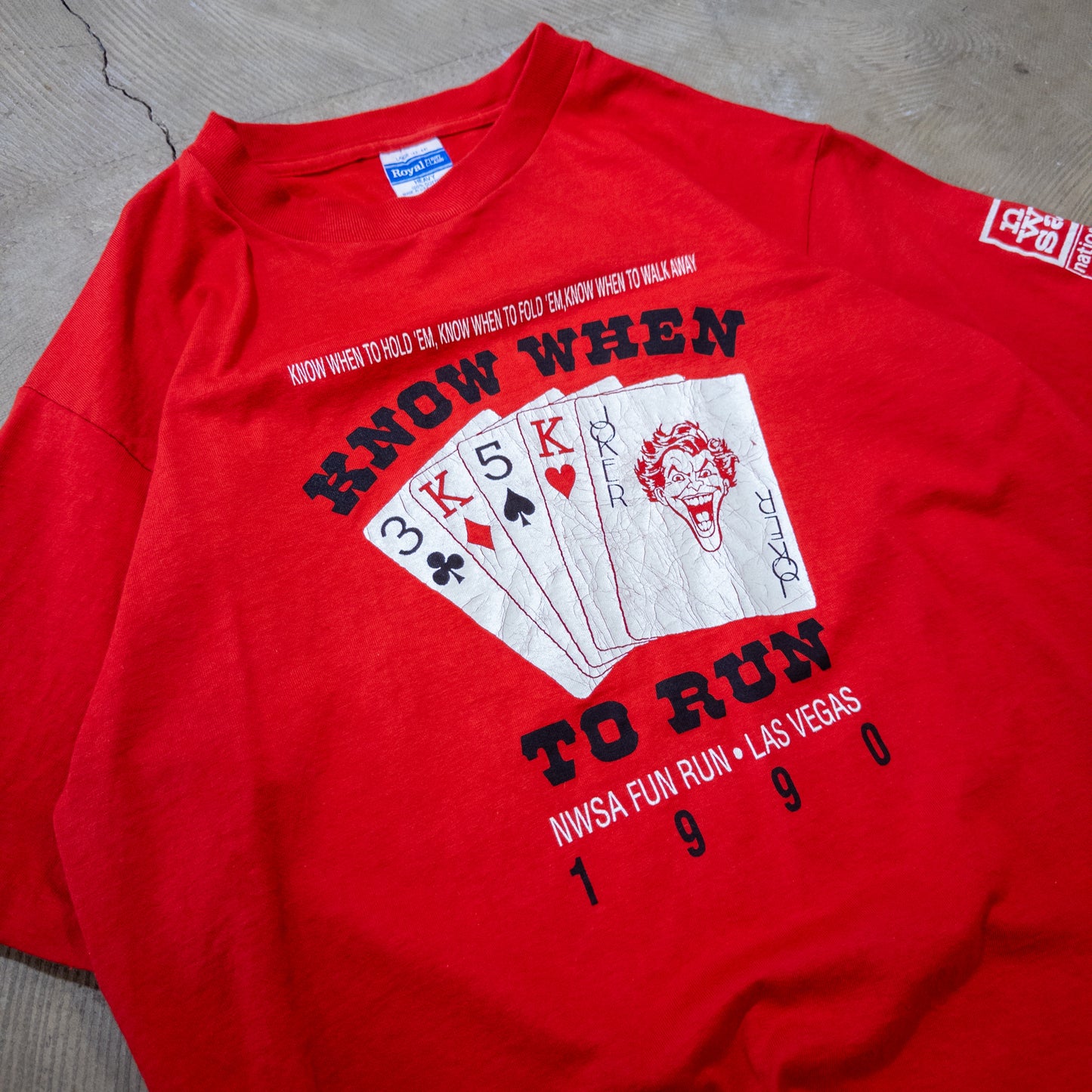 [メンズS] 90年代 Tシャツ ラスベガス トランプ JOKER
