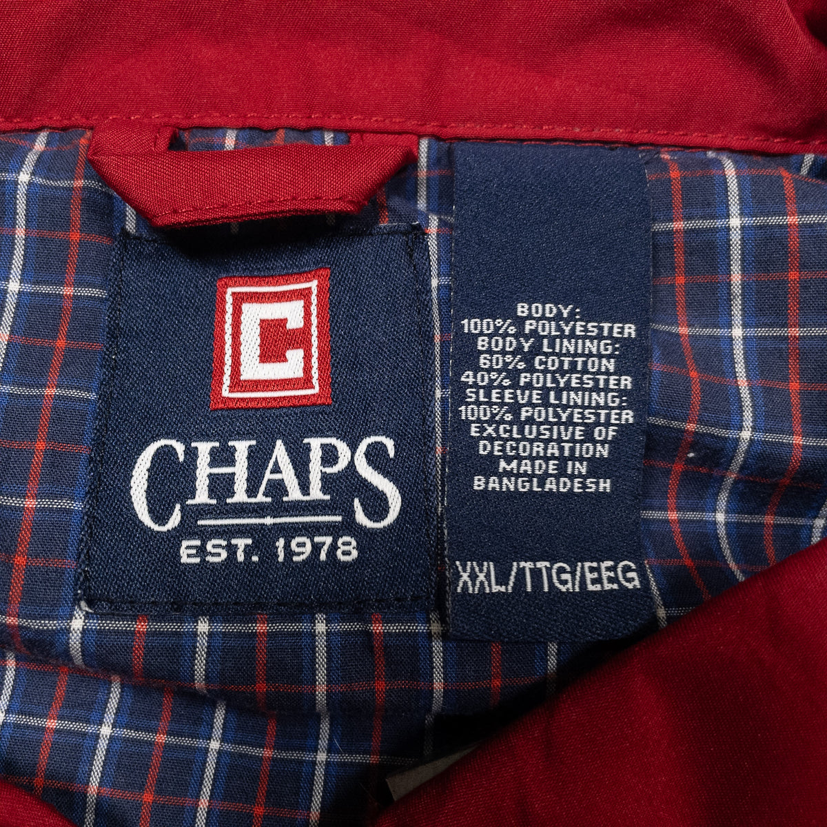 [メンズXXL] 00年代 CHAPS/チャップス スイングトップ