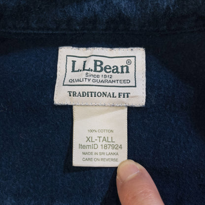 [メンズXXL] 00年代 L.L.Bean/エルエルビーン ネルシャツ シャモアクロスシャツ