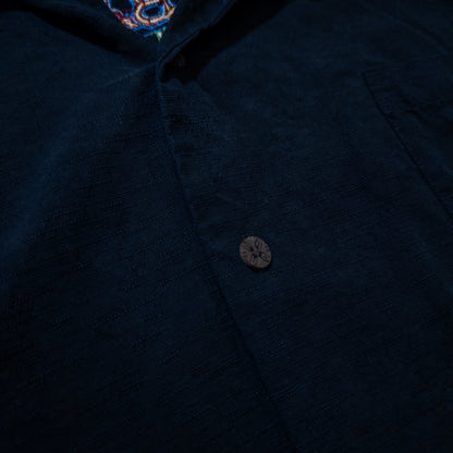 [メンズ3XL] 90年代 Tommy Bahama/トミーバハマ アロハシャツ・かりゆしウェア バック刺繍 開襟シャツ