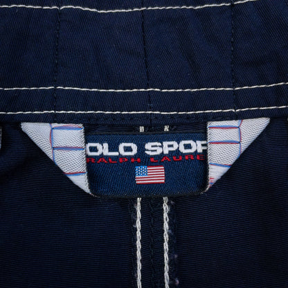 [メンズW34] 90年代 POLO SPORT/ポロスポーツ ショートパンツ・ハーフパンツ ナイロンショーツ ハイビスカス