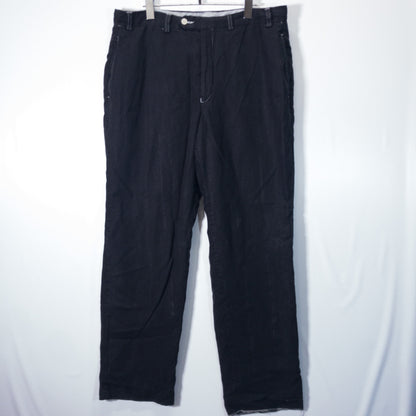 [メンズW36] 90〜00年代 LAUREN RALPH LAUREN/ローレンラルフローレン スラックス 黒染め