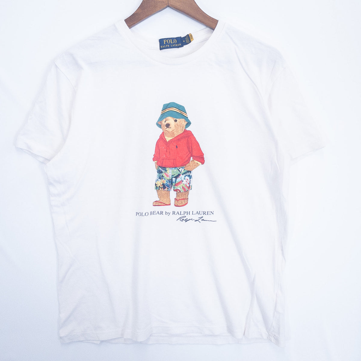 [メンズM] 00年代 Polo Ralph Lauren/ポロラルフローレン Tシャツ POLO BEAR ポロベア