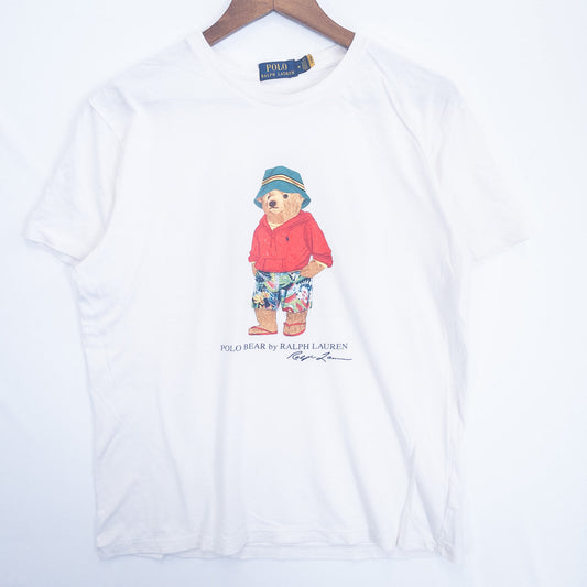 [メンズM] 00年代 Polo Ralph Lauren/ポロラルフローレン Tシャツ POLO BEAR ポロベア