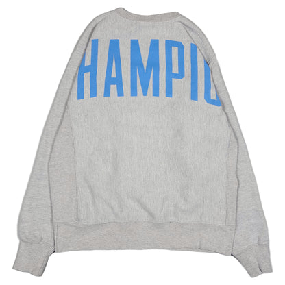 [メンズL] 00年代 Champion/チャンピオン スウェット トレーナー リバースウィーブ バックプリント ワンポイント