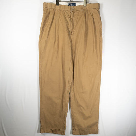 [メンズW35] 90〜00年代 Polo by Ralph Lauren/ポロバイラルフローレン チノパン HAMMOND PANT ツータック