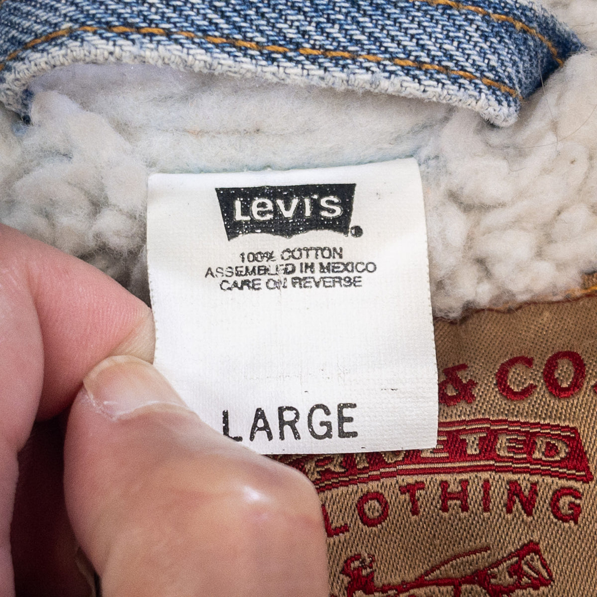 [メンズL] 90年代 Levi's/リーバイス Gジャン・デニムジャケット 70609−0839 ボア
