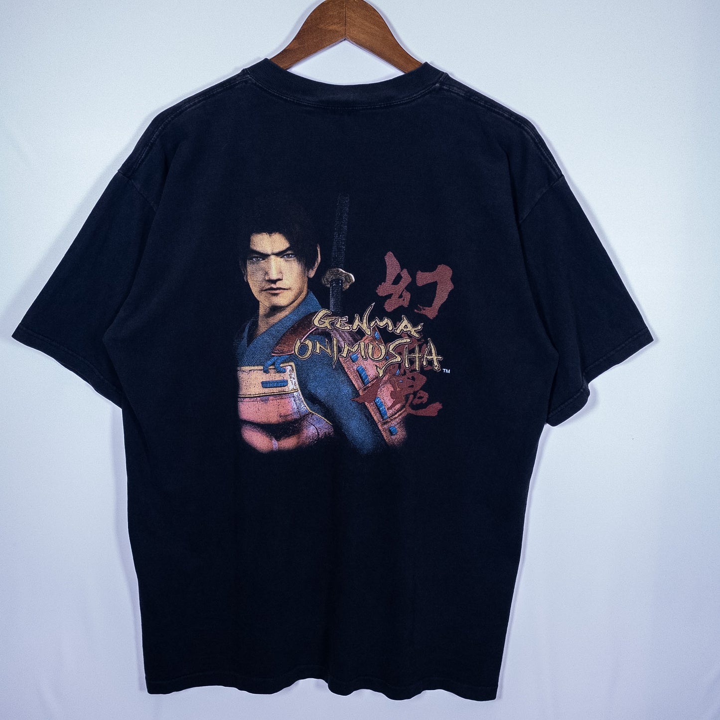 [メンズL] 00年代 All Sport/オールスポーツ Tシャツ ゲームT CAPCOM 鬼武者