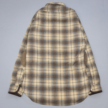 [メンズS] 70〜80年代 PENDLETON/ペンドルトン 長袖シャツ オンブレチェック ウールシャツ
