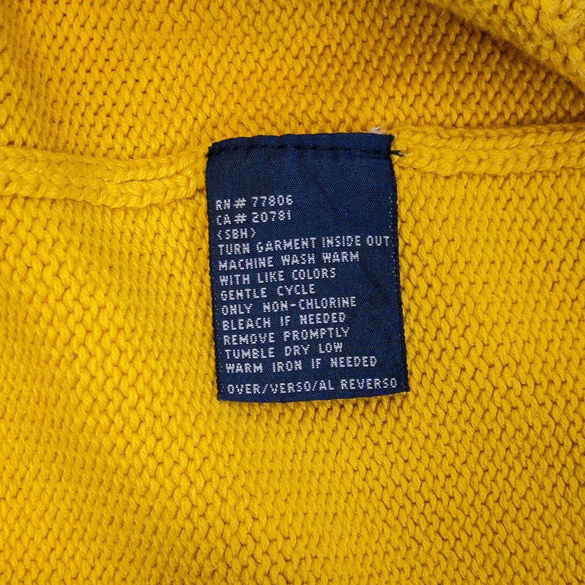 [メンズXL] 90年代 Tommy Hilfiger/トミーヒルフィガー ニット セーター ワンポイント