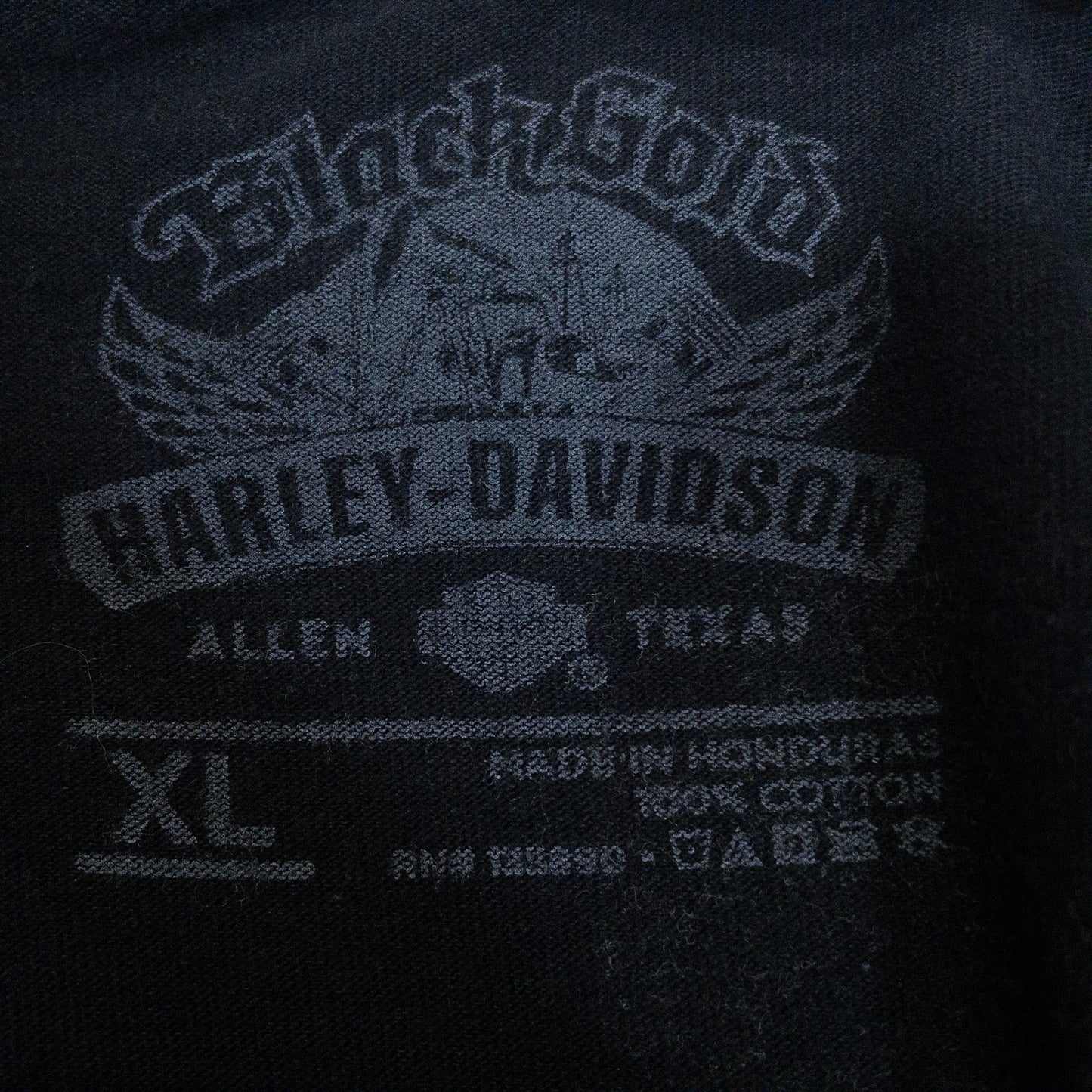 Harley-Davidson ハーレーダビッドソン Tシャツ XL ブラック 企業ロゴプリント