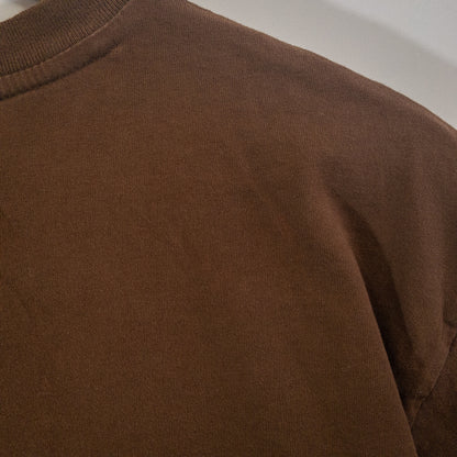 Tシャツ M ブラウン ワンポイント刺繍 ポケット Polo Ralph Lauren/ポロラルフローレン