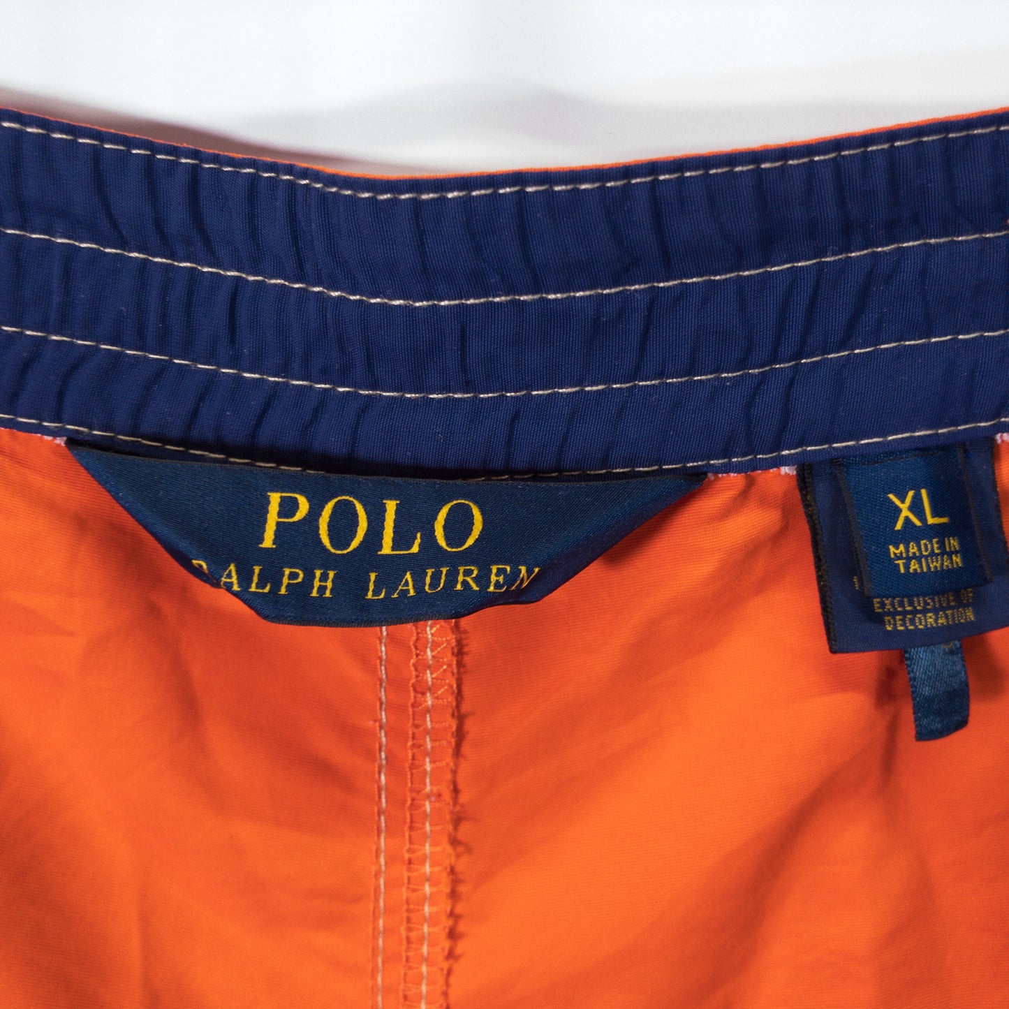 ナイロンショーツ XL オレンジ ポケット付き Polo Ralph Lauren/ポロラルフローレン