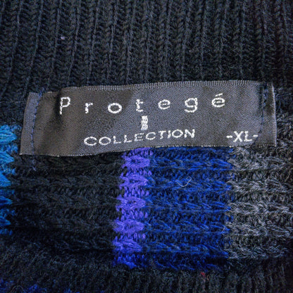 [メンズXL] 90年代 Protege COLLECTION ニット セーター USA製 3Dニット