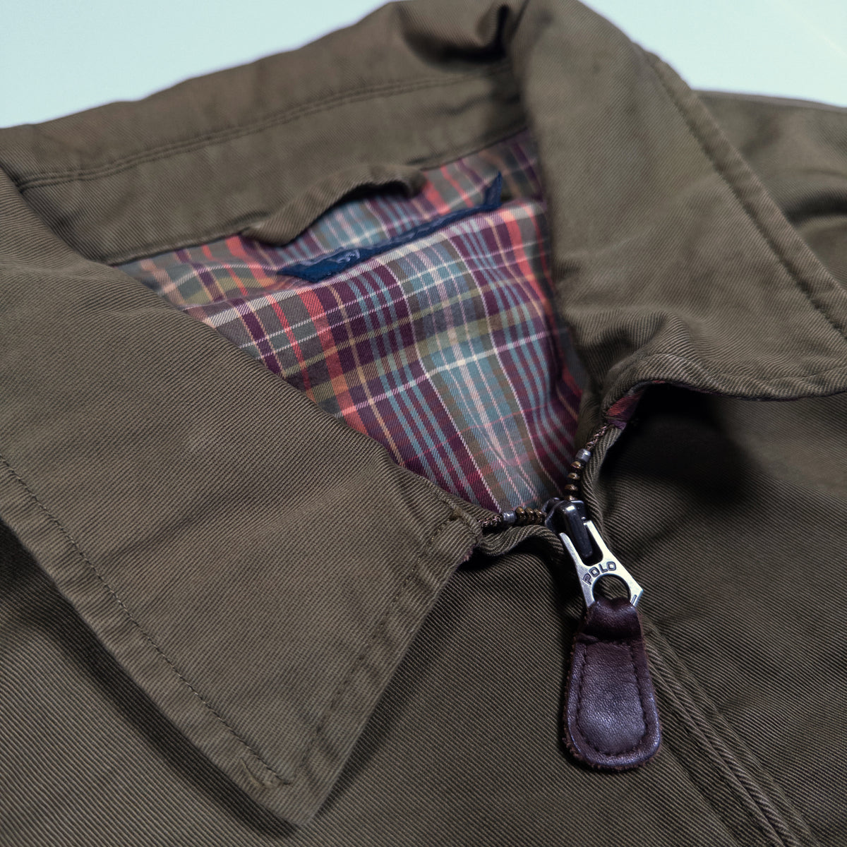 [メンズXL] 90〜00年代 Polo by Ralph Lauren/ポロバイラルフローレン スイングトップ 裏地チェック スポーツジャケット